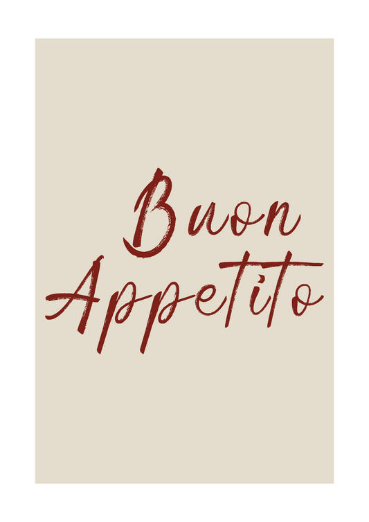 Buon Appetito - Casa Manifesto